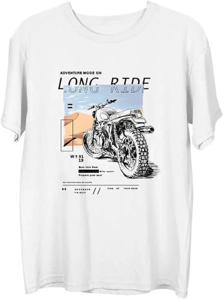 Wear Your Opinion Men's Premium Cotton Printed Round Neck T-Shirt (Design: Adventure Mode)