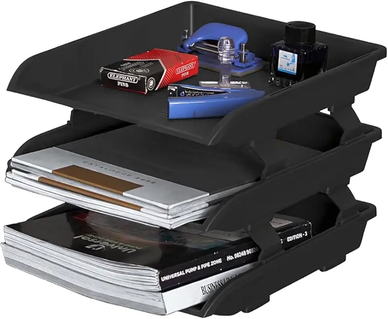 Joystick Multi-Functional Desk Organizer Office Table Organizer for Files, Stationery & Essentials, Modern & Stylish Workspace Solution (Pack Of 1)