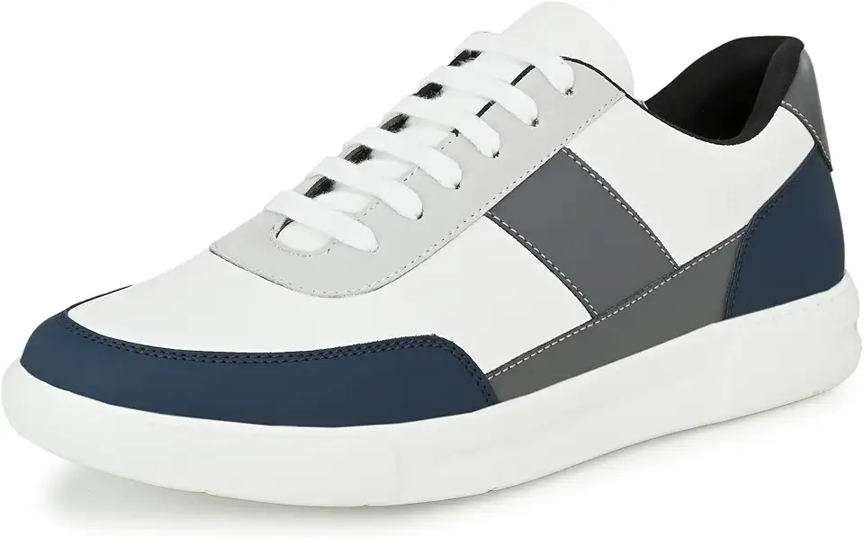 Centrino Men's Casual Shoes Fashion Lace Up Non-Slip Flats Trendy Stylish All Day Comfortable Lightweight Sneakers with Ex...