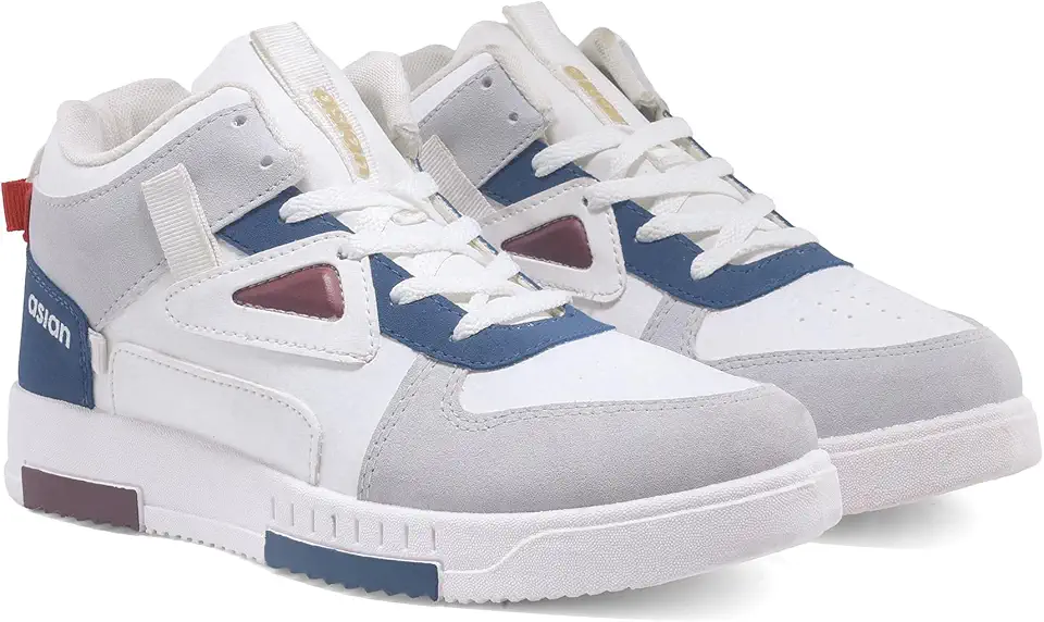 ASIAN Men's TARZAN-11 Casual Sneaker Shoes with Synthetic Upper Lightweight Comfortable Mid Top Sneaker Shoes for Men's & ...