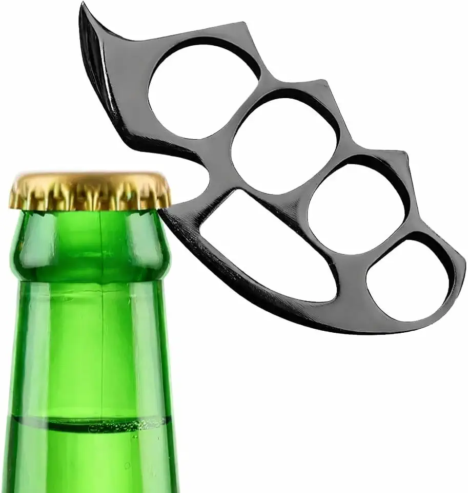 Stainless Steel Bottle Cap Opener - Compact & Lightweight Tool, Cool Gadgets for Men Daily Life, Home, Bar, Kitchen & Trav...