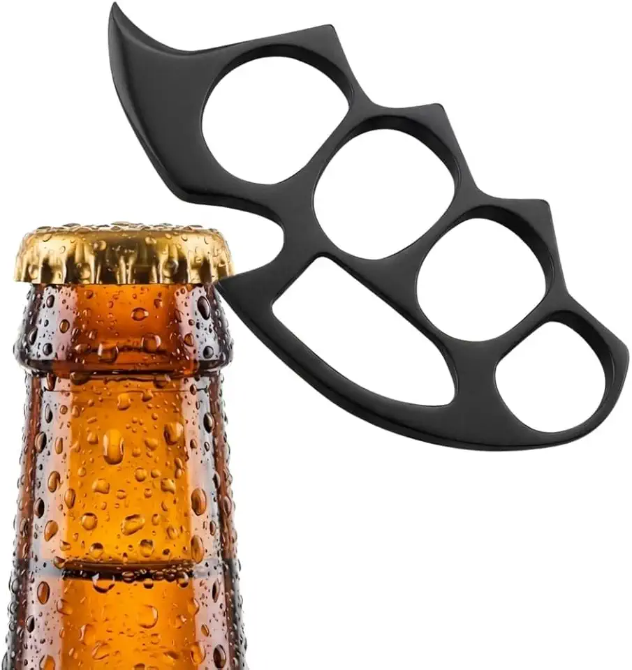 N2K2 ENTERPRISE Stainless Steel Bottle Cap Opener - Compact & Lightweight Tool, Cool Gadgets for Men Daily Life, Home, Ba...